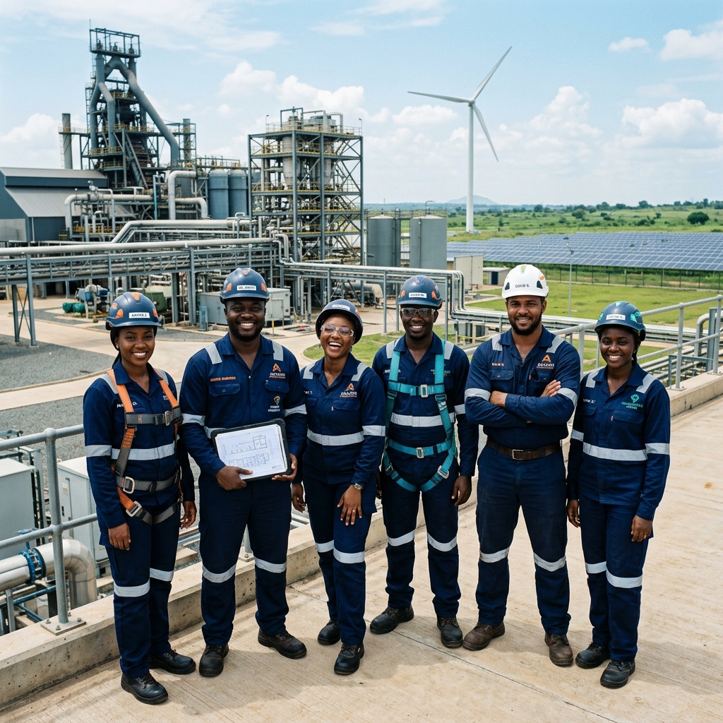 Équipe d'ingénieurs et techniciens industriels du Groupe MGI